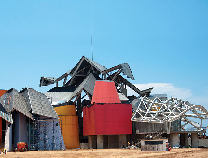 Frank Gehry, Museo de la biodiversidad, tecnne